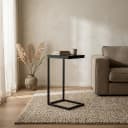 Banktafel Zwart Rya - Benoa