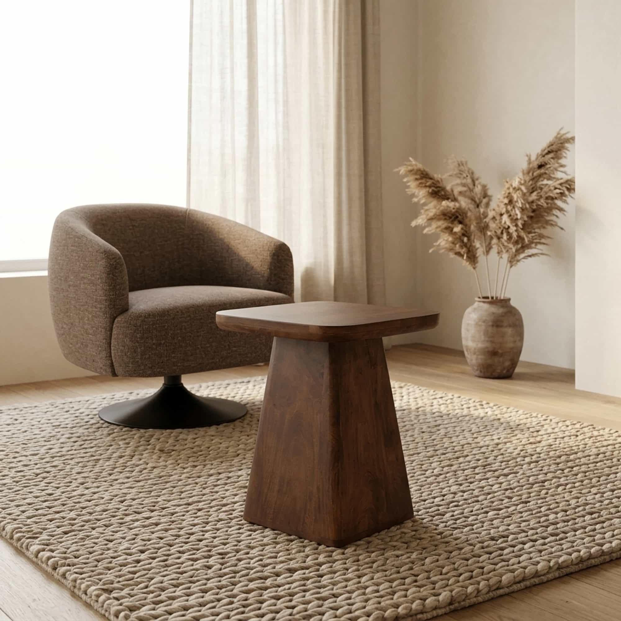 Bijzettafel 40, Mango Brown Walnut - My Sons