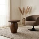 Bijzettafel Ø50, Mango Brown Walnut, Balloon Table Collection - My Sons