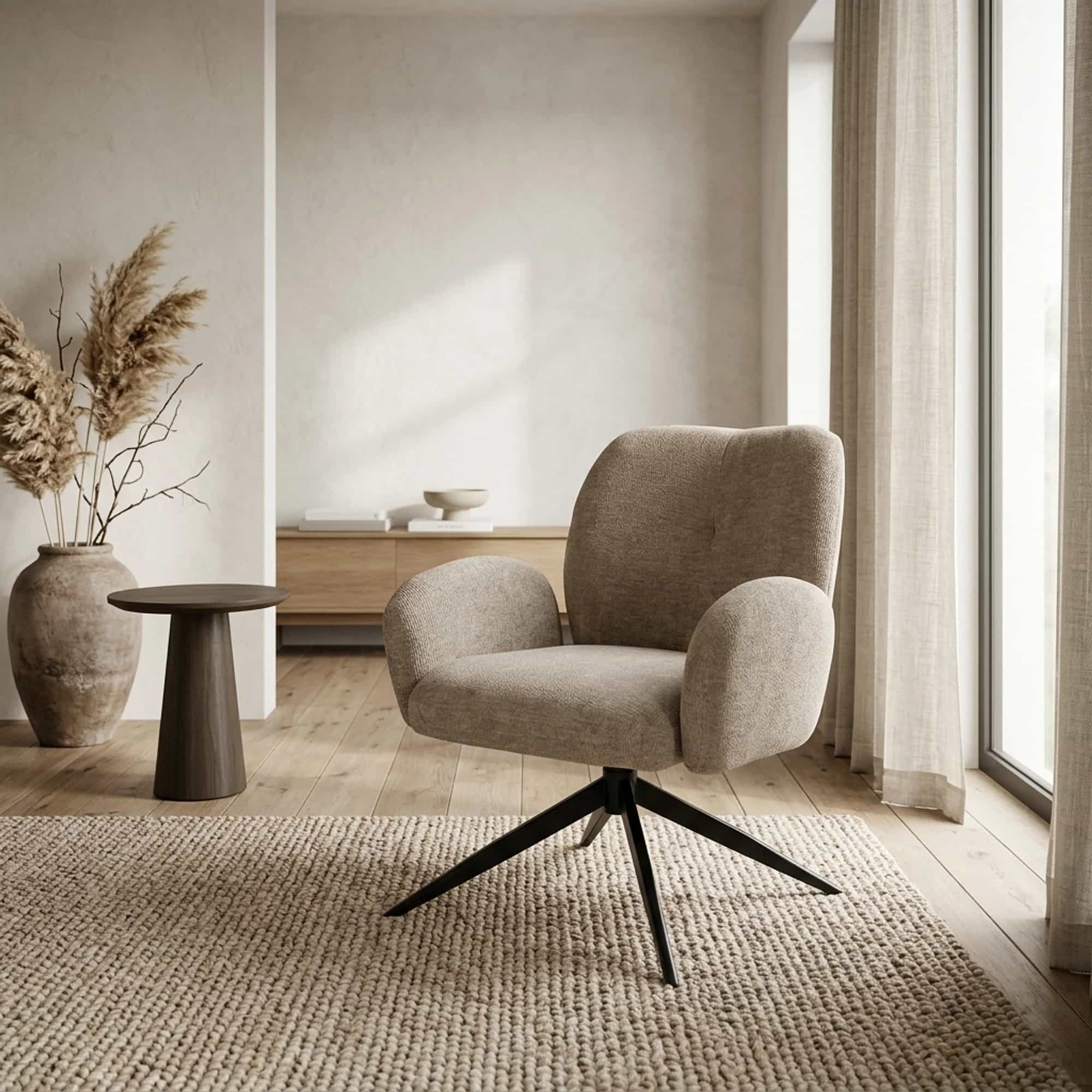 Bobby draaifauteuil 360 - Perfect Harmony - Liver 04 - My Sons
