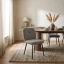 Bobby eetkamerstoel - met arm - Perfect Harmony - Light grey 85 - My Sons