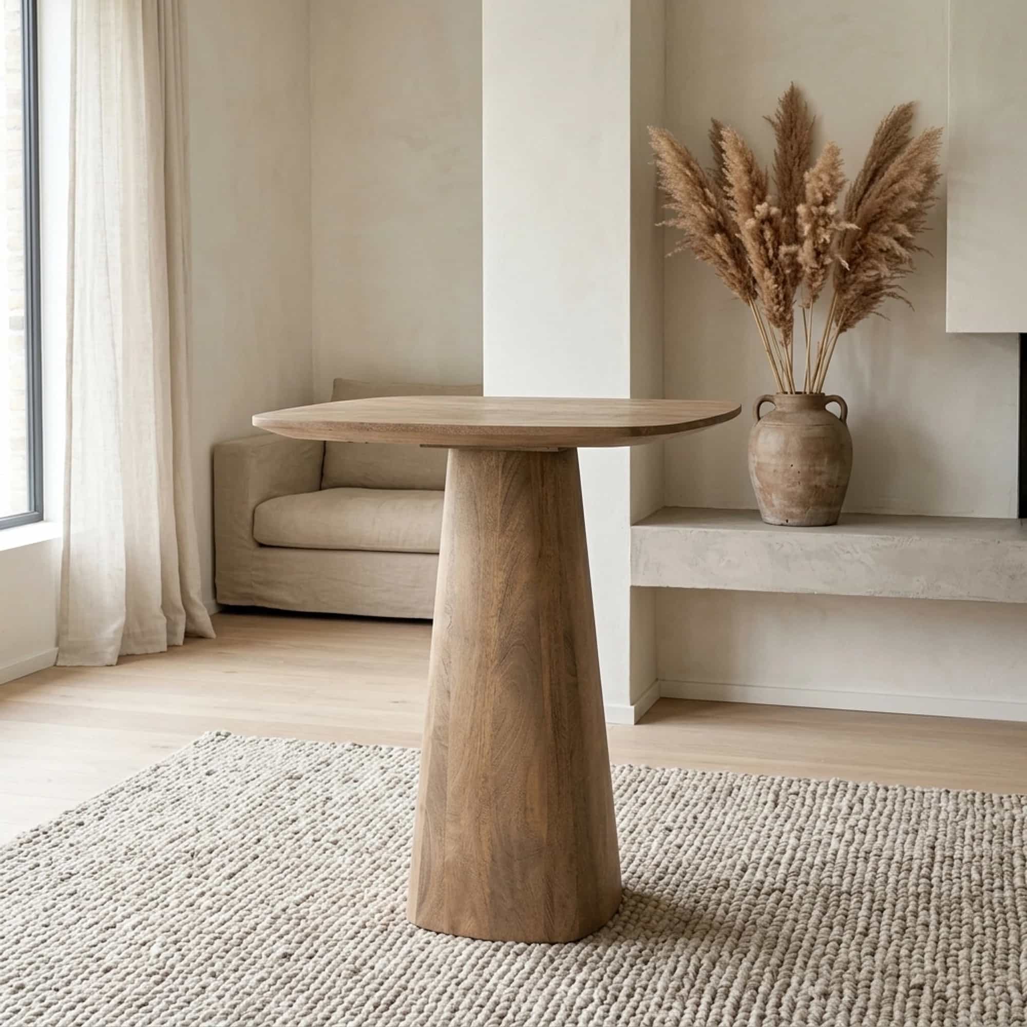 Countertafel Aron lichtbruin Mangohout - Eleonora