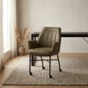 Denver eetkamerstoel - WHEEL - Micro - Olive 4 - My Sons