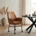 Denver eetkamerstoel - WHEEL - Micro - Tan 5 - My Sons