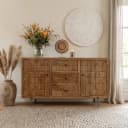 Dressoir Brandy Naturel Mangohout 160 cm - Starfurn