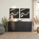 Dressoir Brussel Zwart Mangohout 200 cm - Starfurn