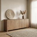 Dressoir Dallas Naturel Mangohout 210 cm - Starfurn
