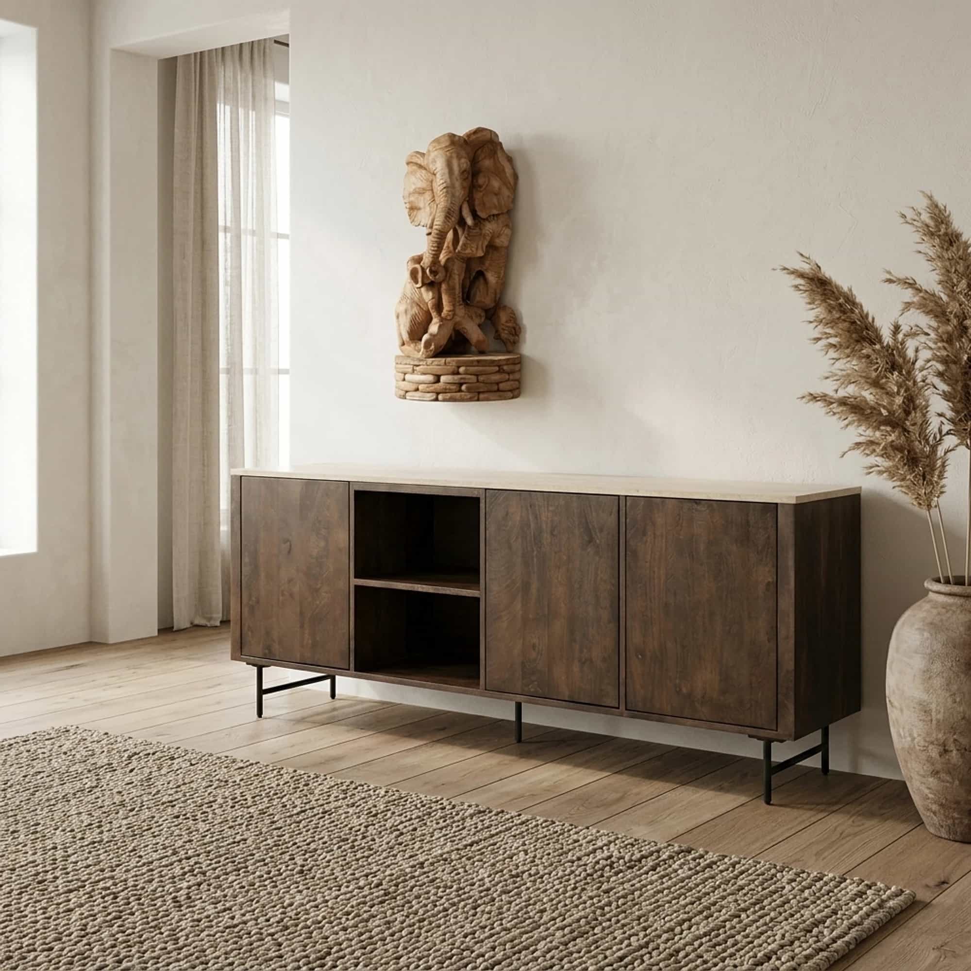 Dressoir Lio 3drs. Mangohout - Eleonora