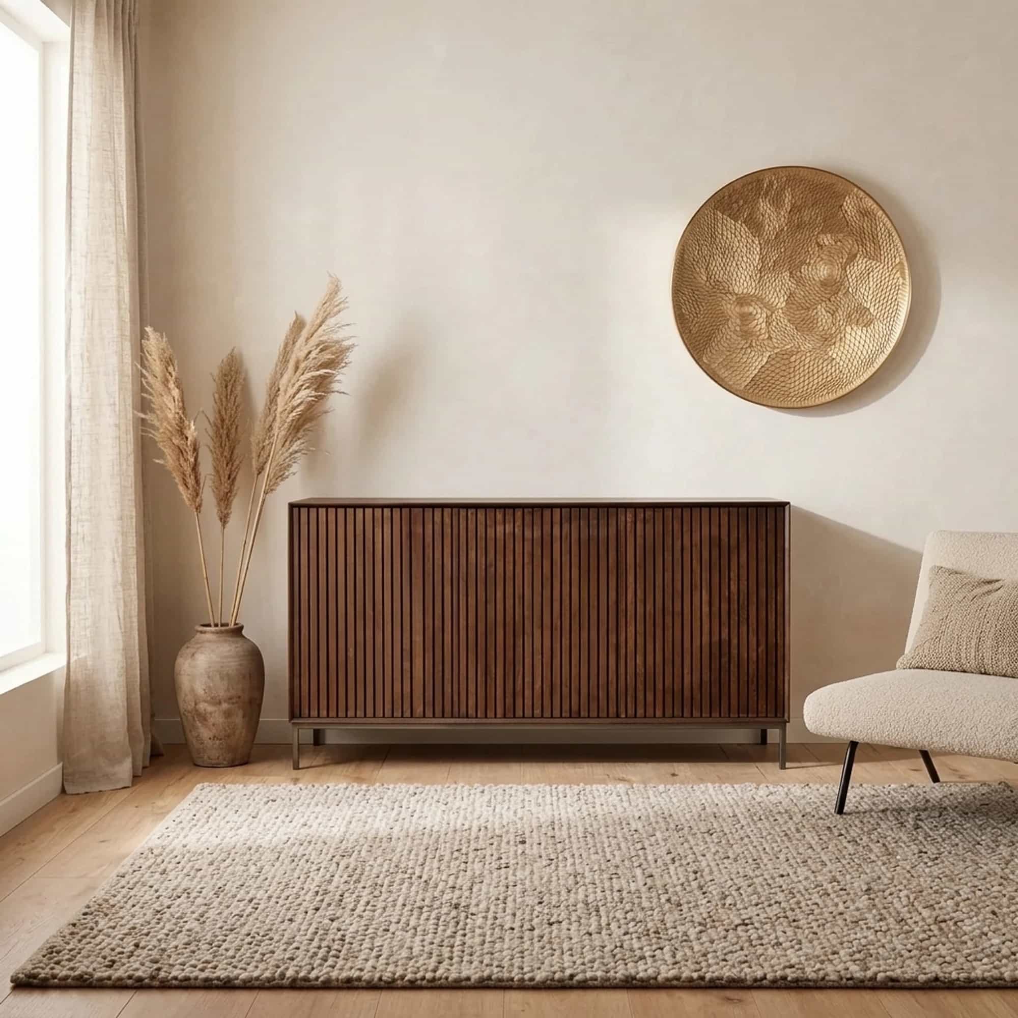 Dressoir Madison Bruin Mangohout 165 cm