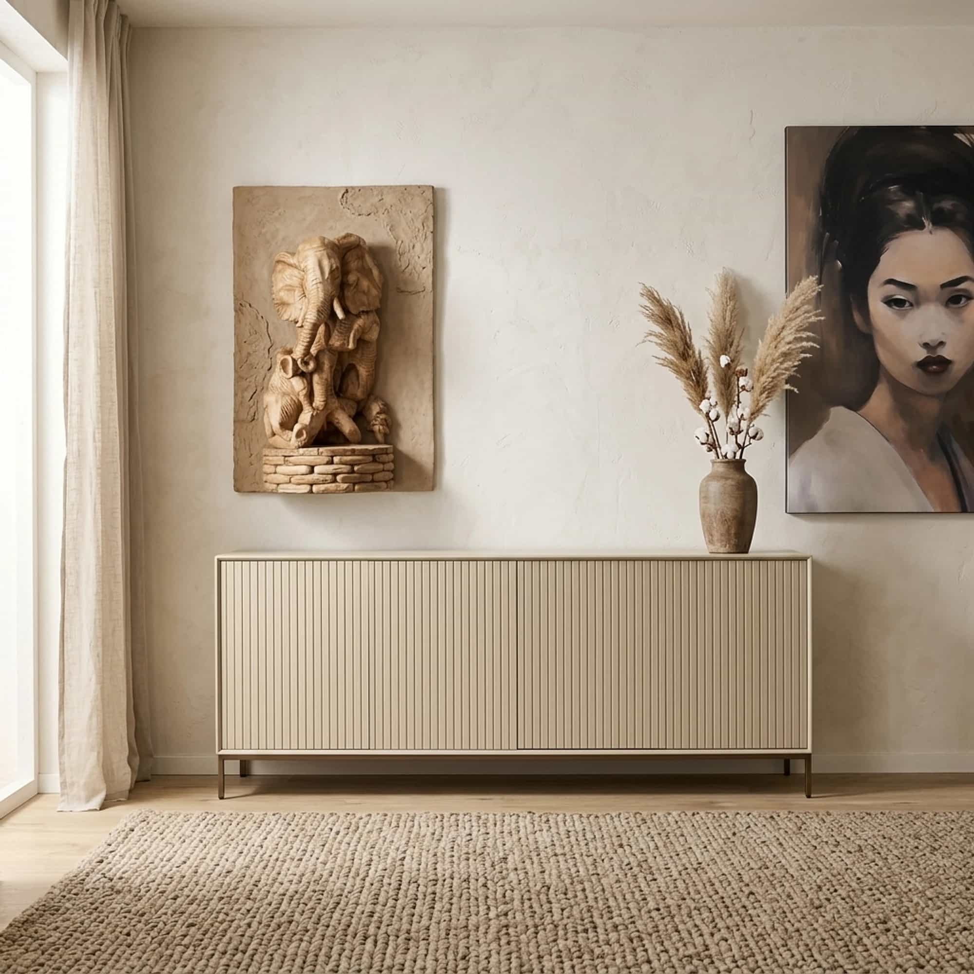Dressoir Madison Sand | 210 cm