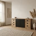 Dressoir Noa Naturel Mangohout 200 cm - Starfurn