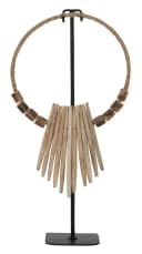 Schilderij Decorative wooden necklace - MUST Living