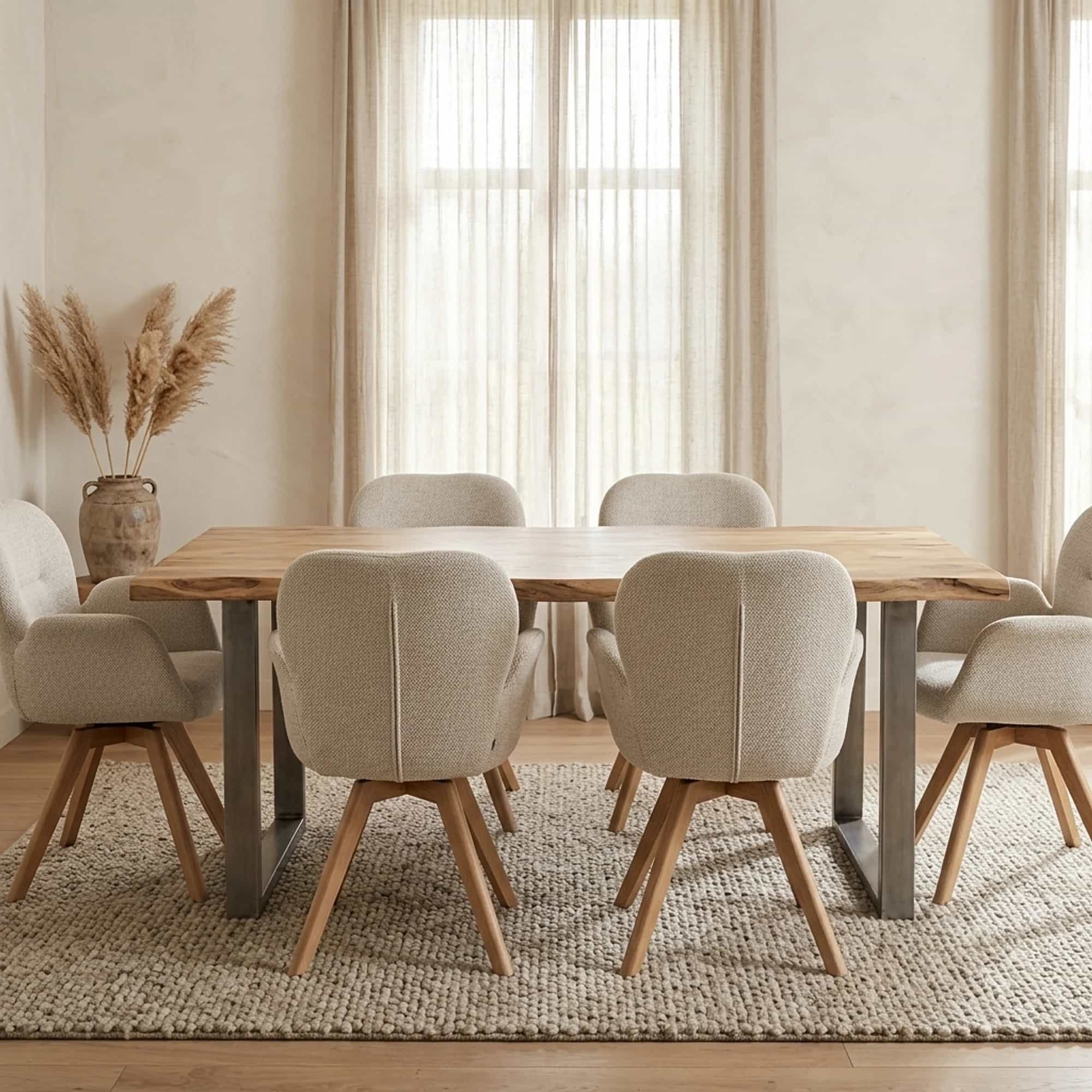 Eetkamer Tafelblad Mango Live Edge 180 - Benoa
