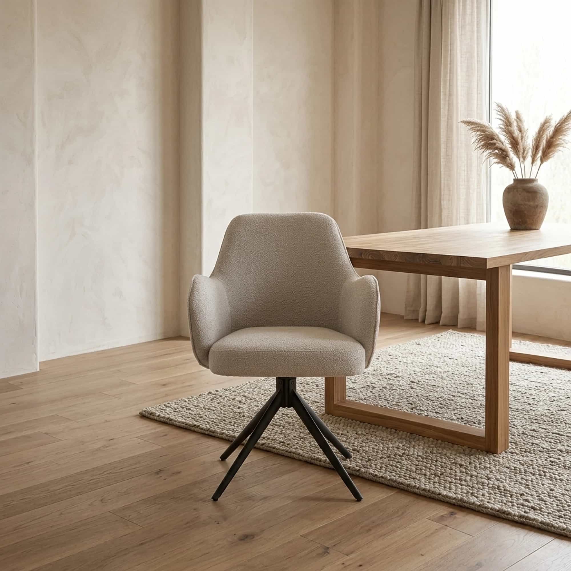 Eetkamerstoel Kyler Taupe Alpine 2 - Vega 11 - Benoa