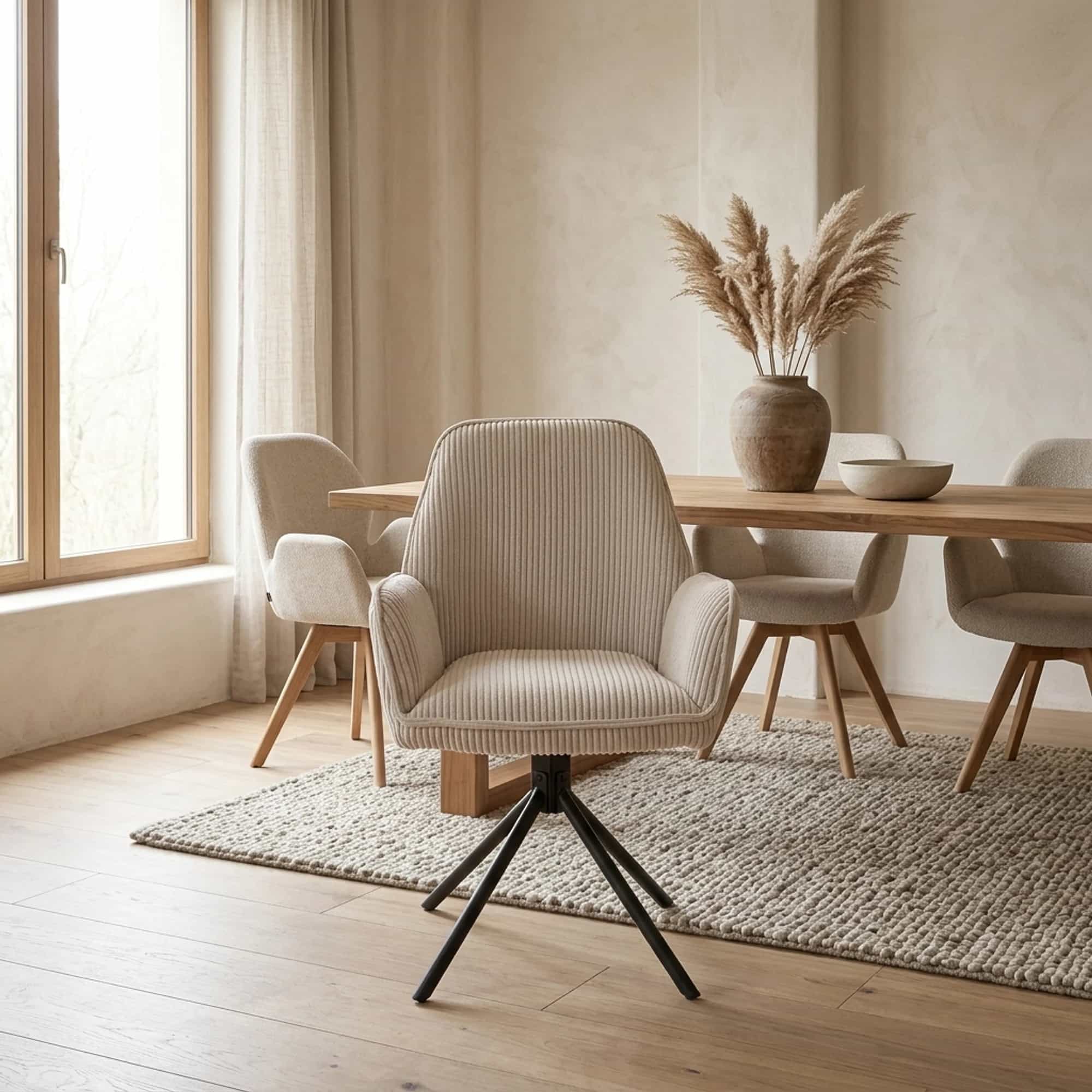 Eetkamerstoel Noah Hyper 23 Taupe - Benoa