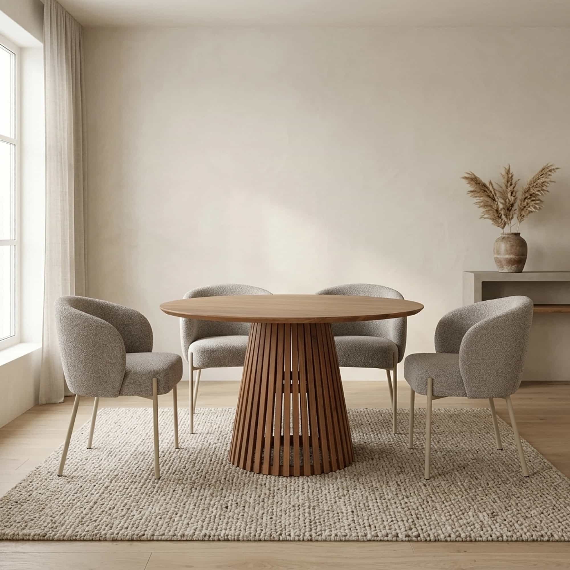 Eetkamertafel Ø120, Acacia Naturale - My Sons