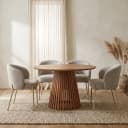 Eetkamertafel Ø130, Acacia Naturale - My Sons