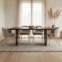 Eetkamertafel 180, Mango Brown Walnut - My Sons