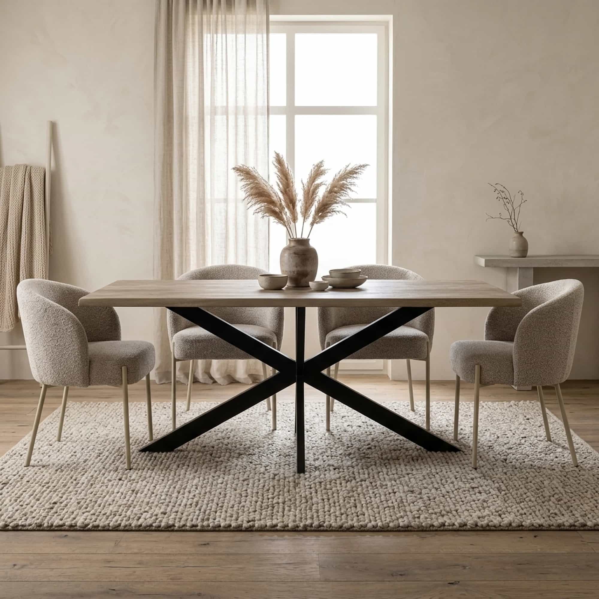 Eetkamertafel 210, Acacia Weathered Wood - My Sons
