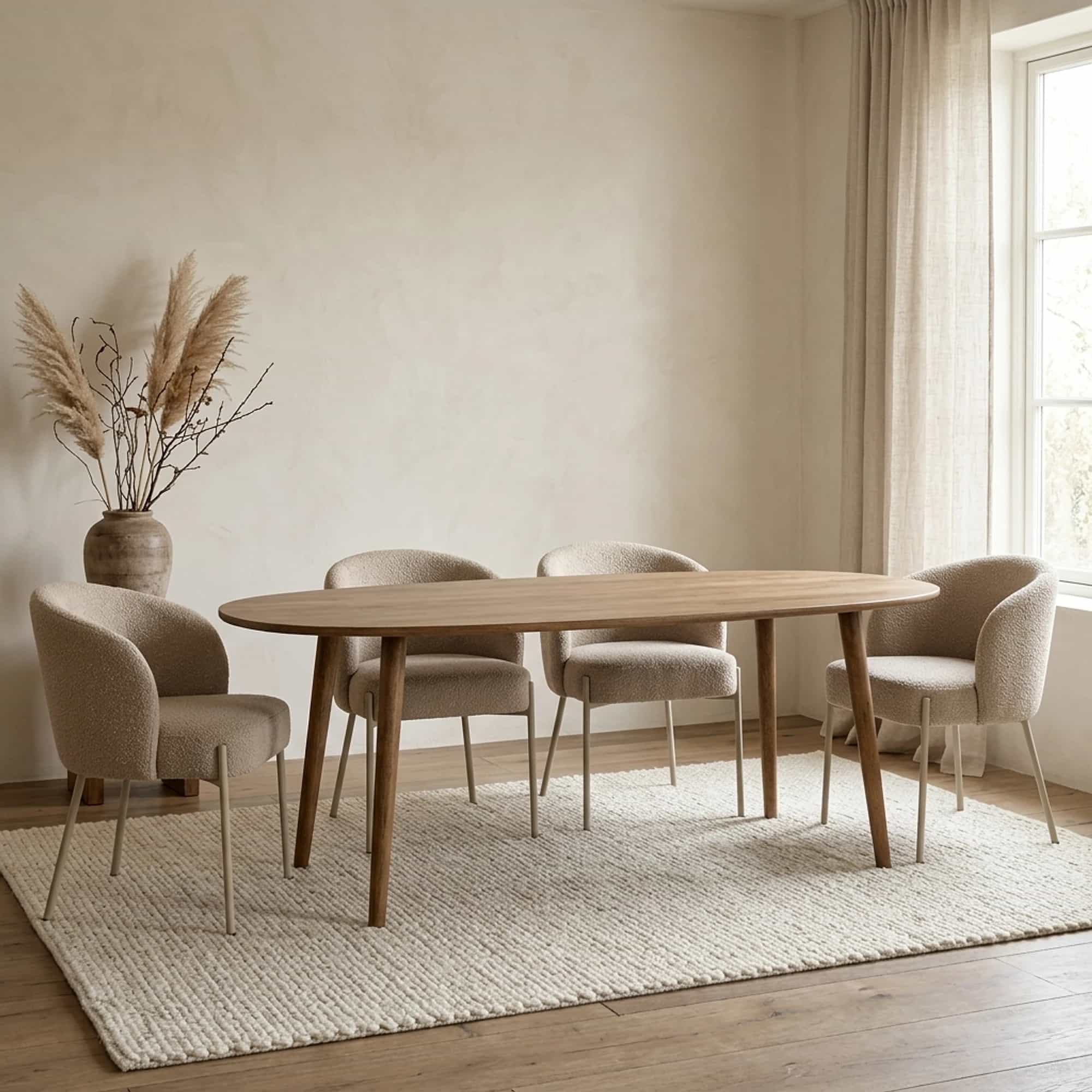 Eetkamertafel 280, blad organisch - My Sons