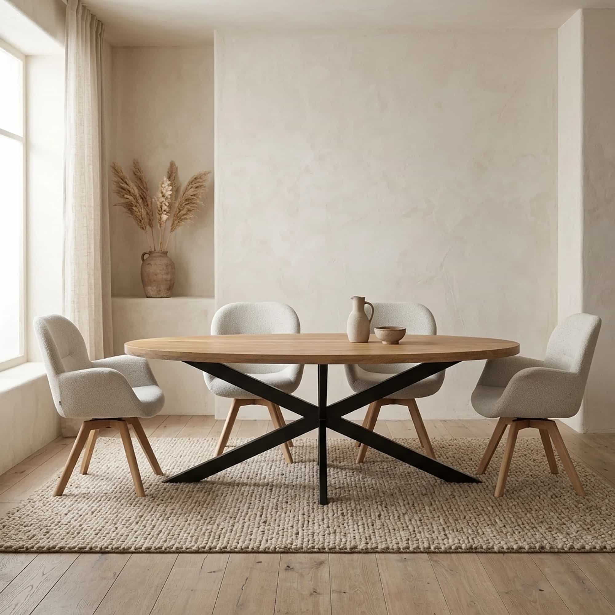 Eetkamertafel Ellips 25+25 - Benoa