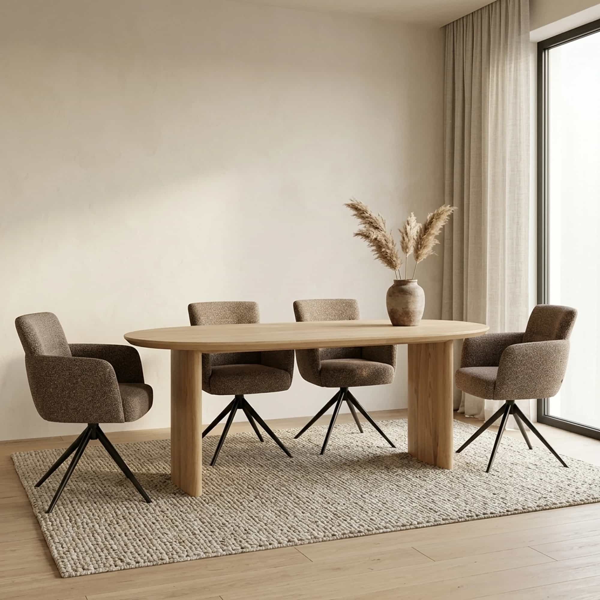 Eettafel Dex Eikenhout - Eleonora