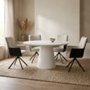 Eettafel Elin rond 130x76 - Eleonora