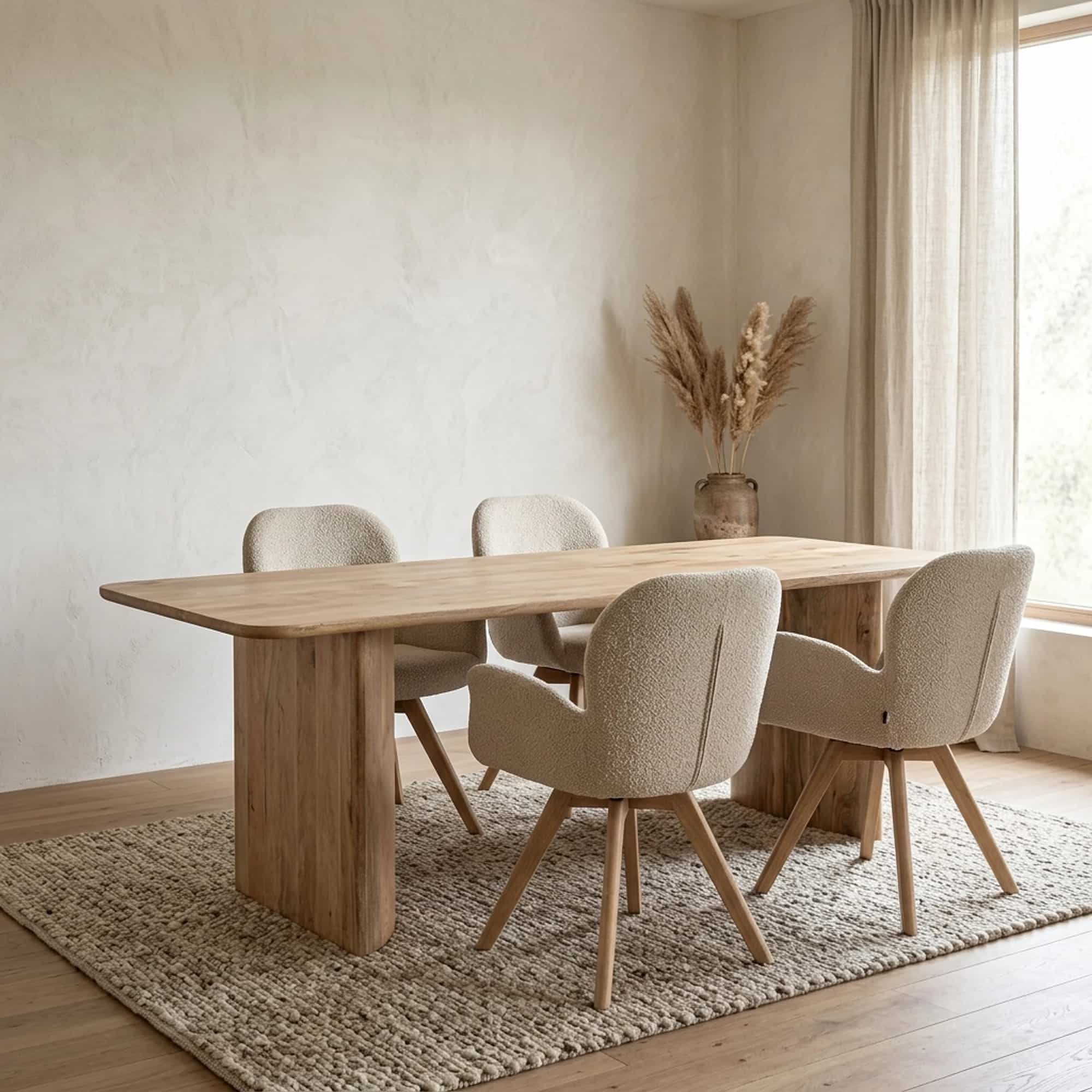 Eettafel Jade Rechthoek Naturel 220 - Benoa