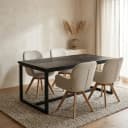 Eettafel Jax Zwart - Benoa