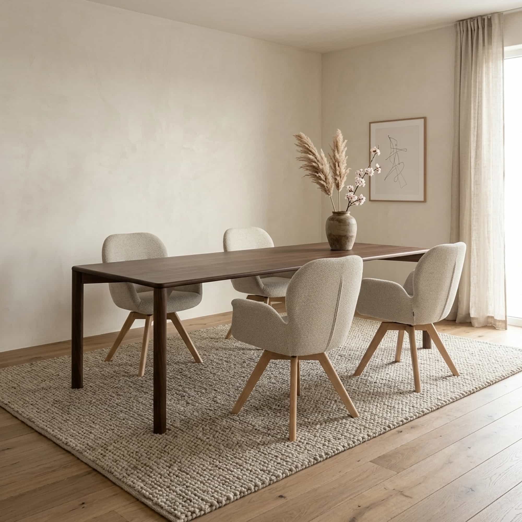 Eettafel Okky Walnoot