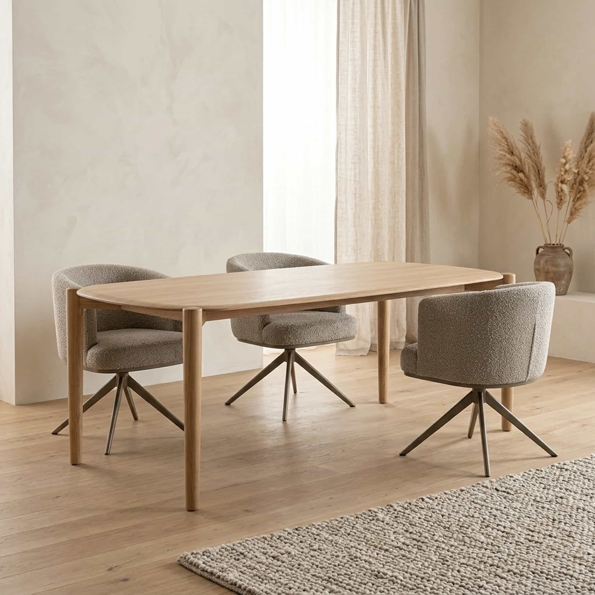 Eettafel Selbu Eikenhout - Eleonora