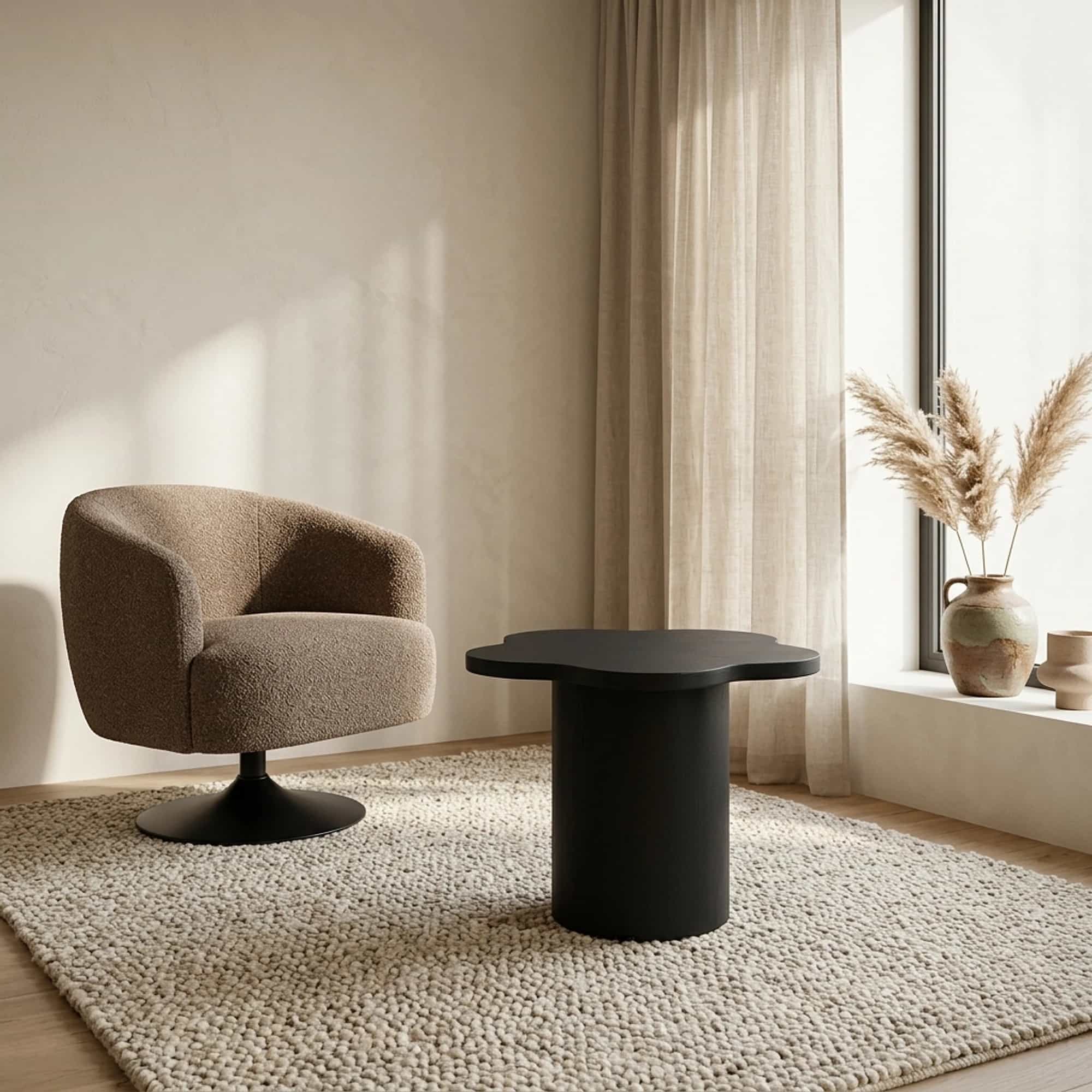 Fiore bijzettafel 65, Black - My Sons