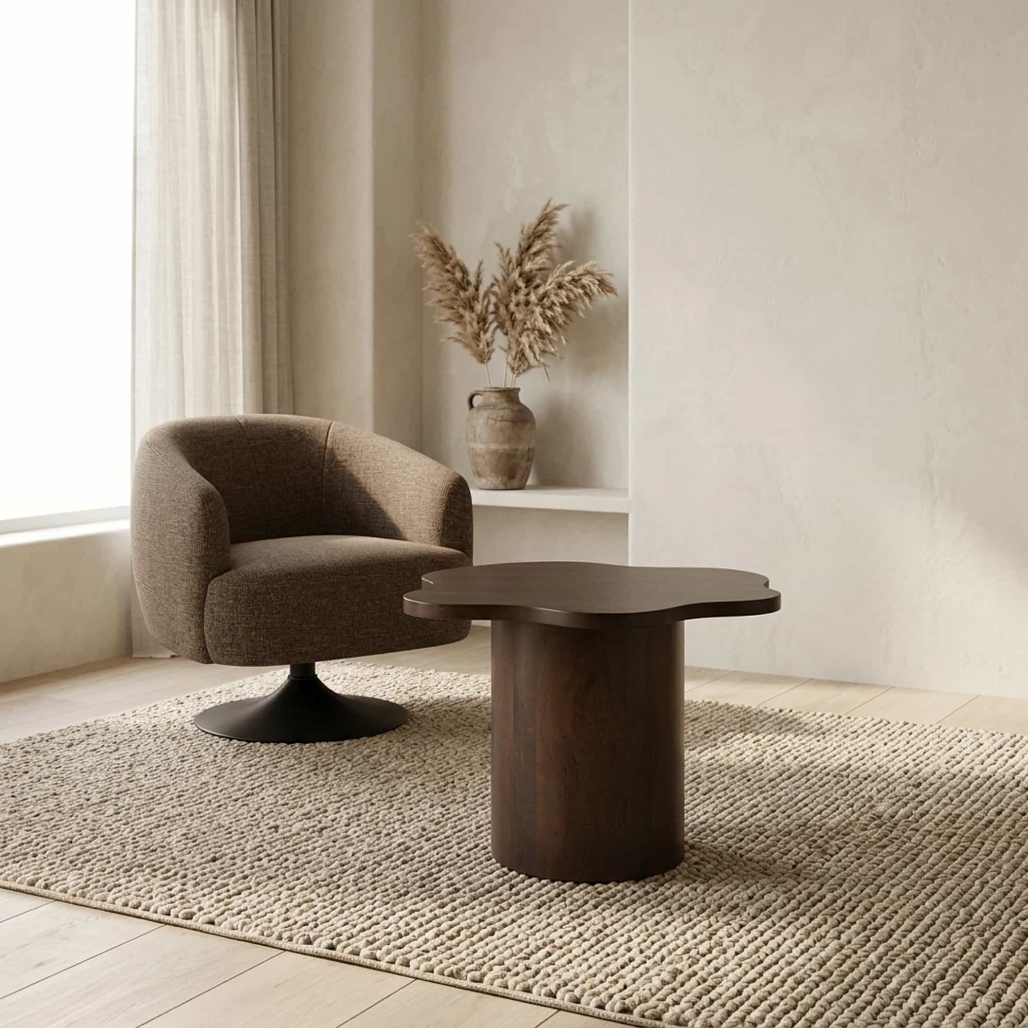 Fiore bijzettafel 65, Mango Brown Walnut - My Sons