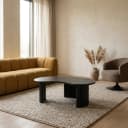Firenze salontafel 125, boon vorm, Black - My Sons