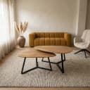Keulen salontafel organisch, set van 2, Smooth Natural - My Sons