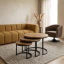 Natural Enzo salontafel, set van 3 - My Sons