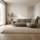 Prescot 2 5-AR + Chaise L - Sahara 400 espresso - Tower Living