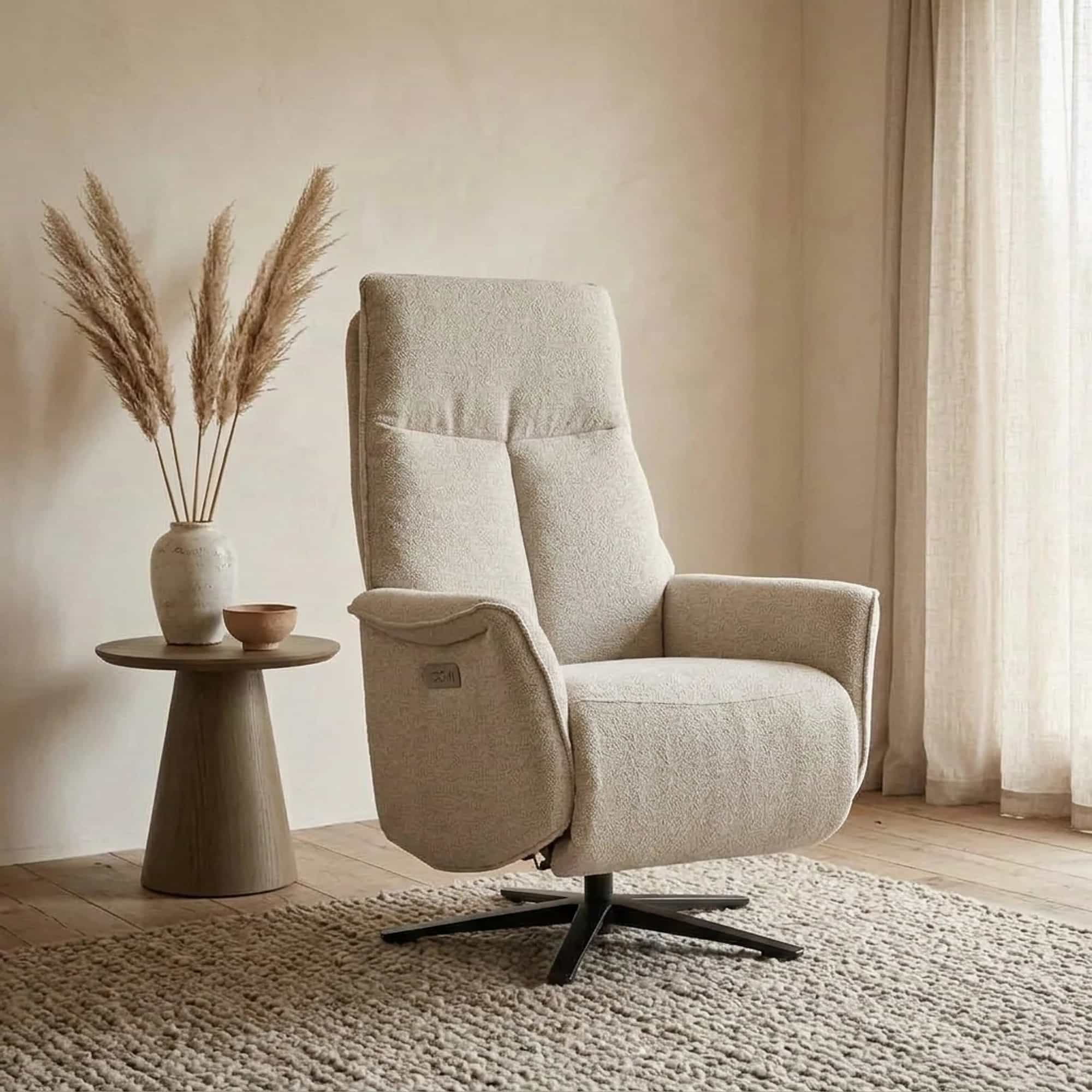 Relaxfauteuil Tim met accu
