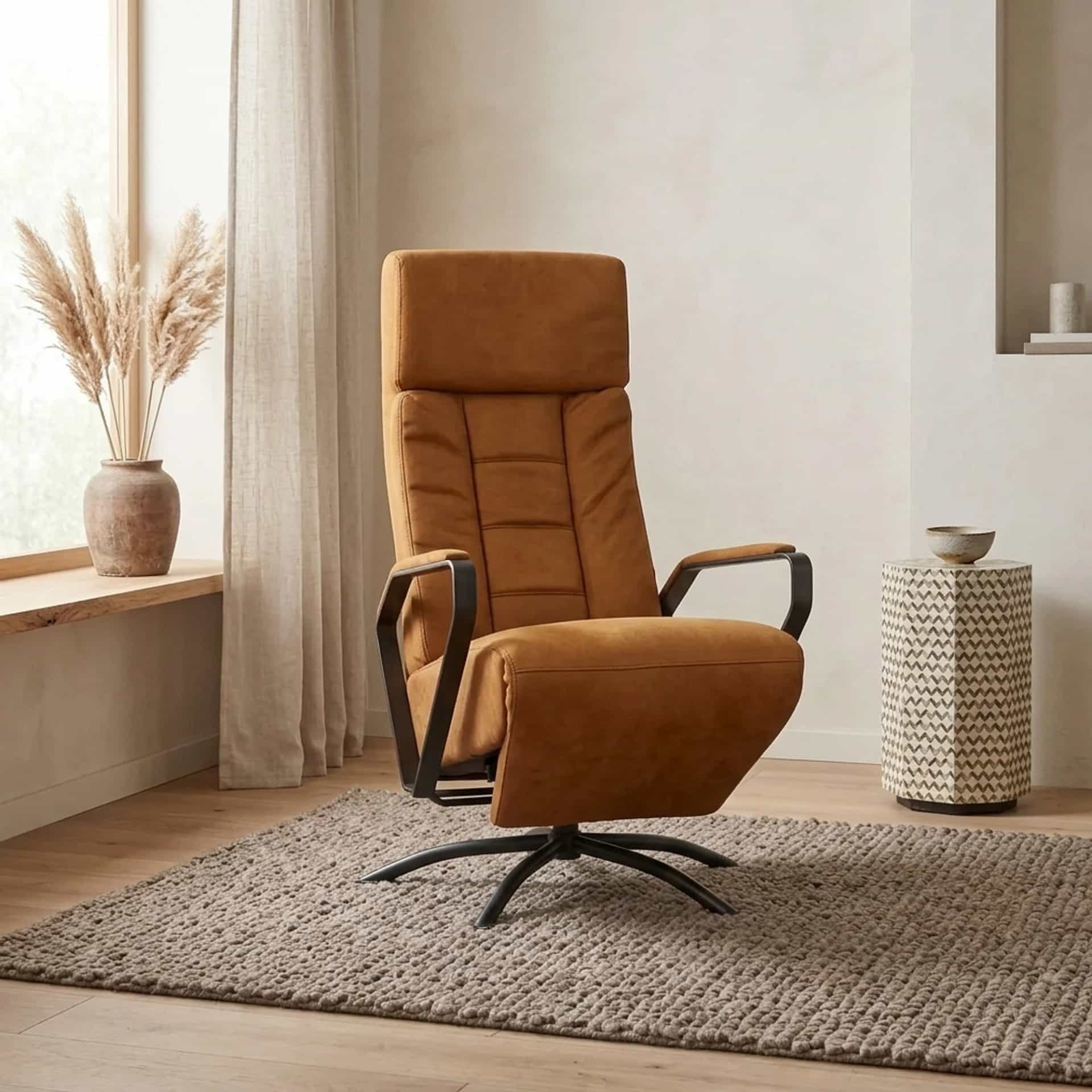 Relaxfauteuil Tom Cognac