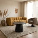 Salontafel Ø60, Acacia Black, Burundi Table Collection - My Sons