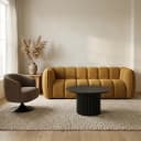 Salontafel Ø60, Acacia Black, Congo Table Collection - My Sons