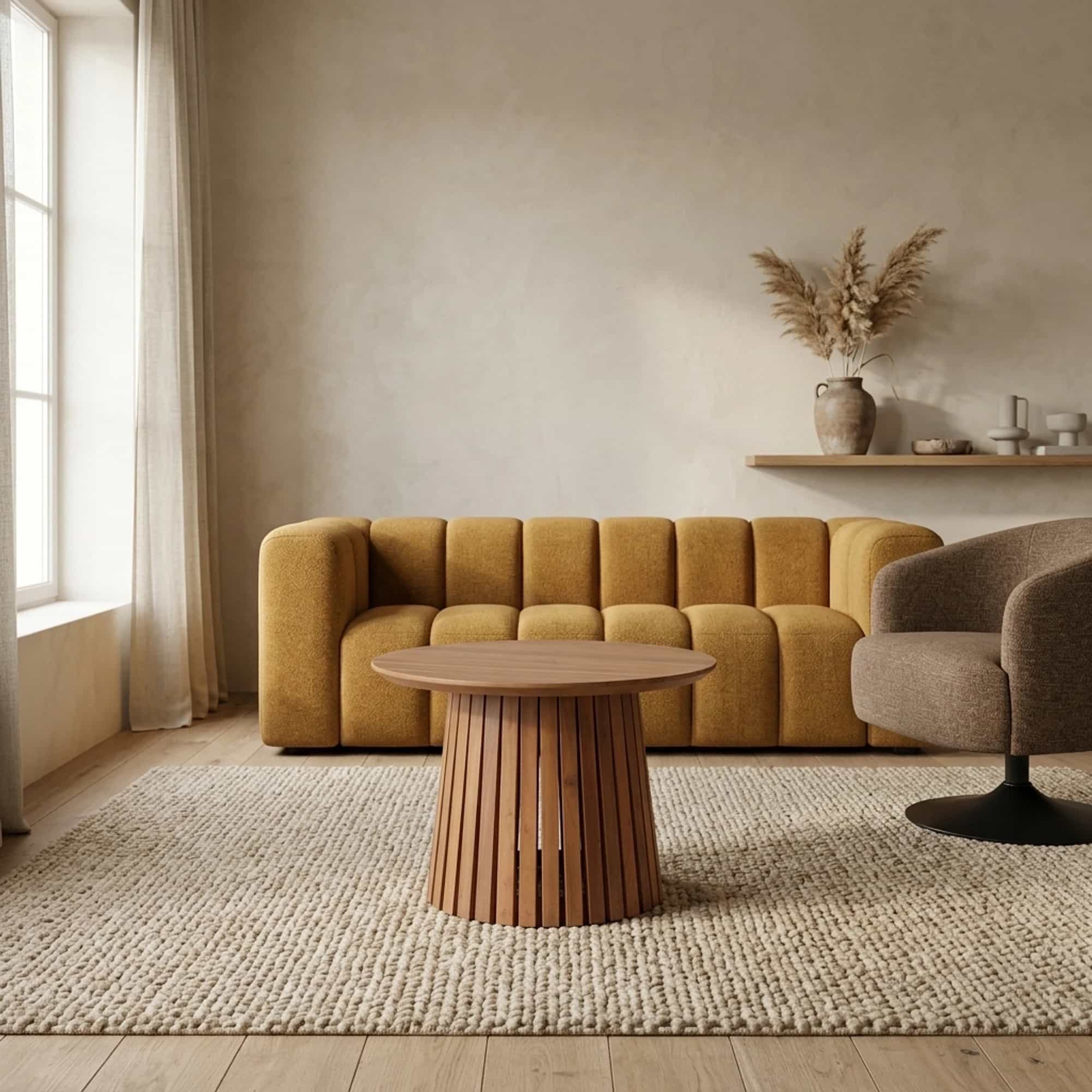 Salontafel Ø60, Acacia Naturale - My Sons