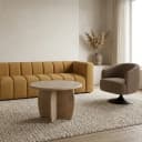 Salontafel Ø60, H45, Acacia Weathered Wood - My Sons