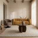 Salontafel Ø60, Mango Brown Walnut, Belly Table Collection - My Sons