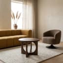 Salontafel Ø60, Mango Brown Walnut, Zodiac Collection - My Sons