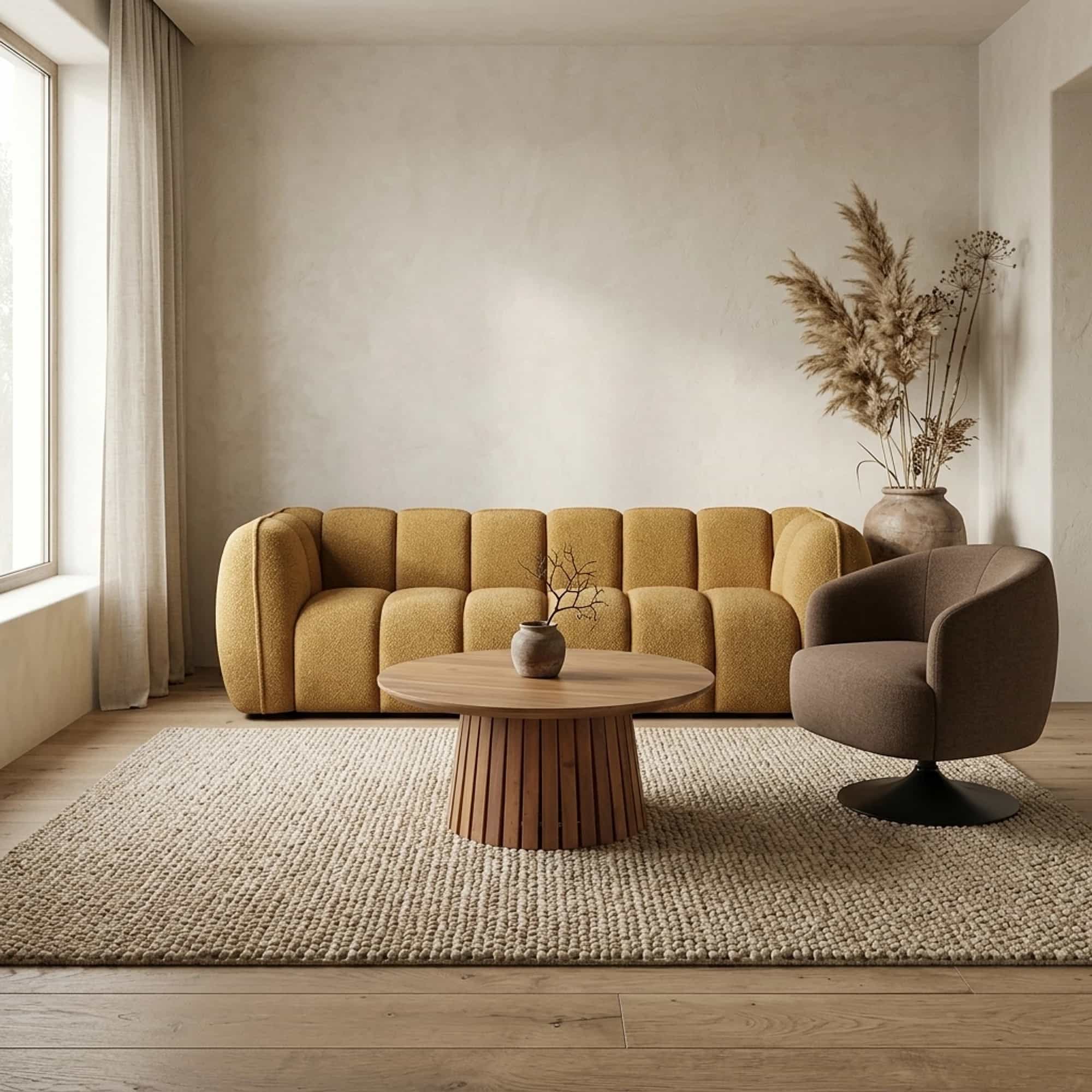 Salontafel Ø90, Acacia Naturale - My Sons