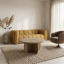 Salontafel Ø90, H40, Acacia Weathered Wood - My Sons