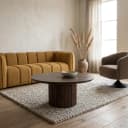 Salontafel Ø90, Mango Dark Walnut - My Sons