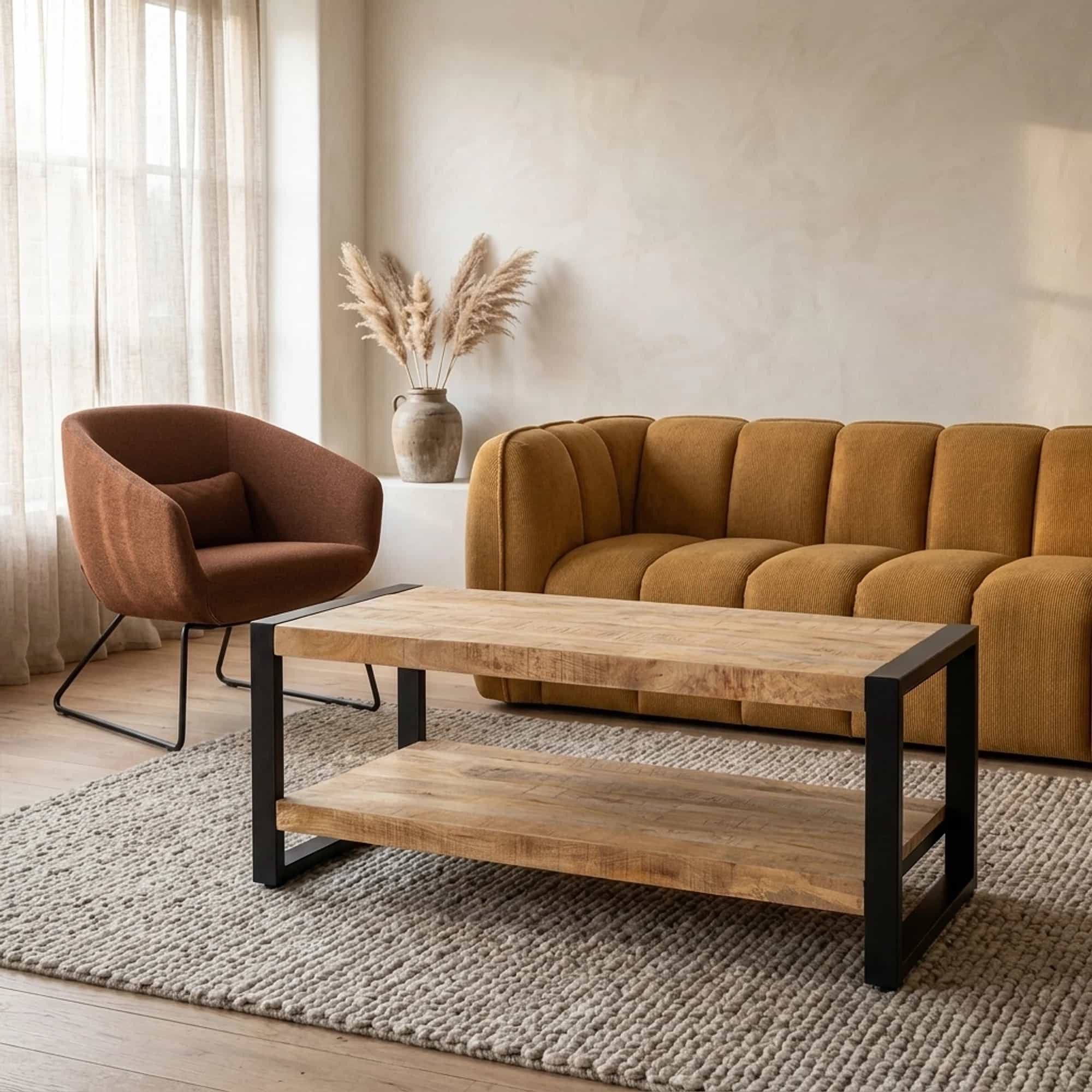 Salontafel Britt met Legplank - Benoa