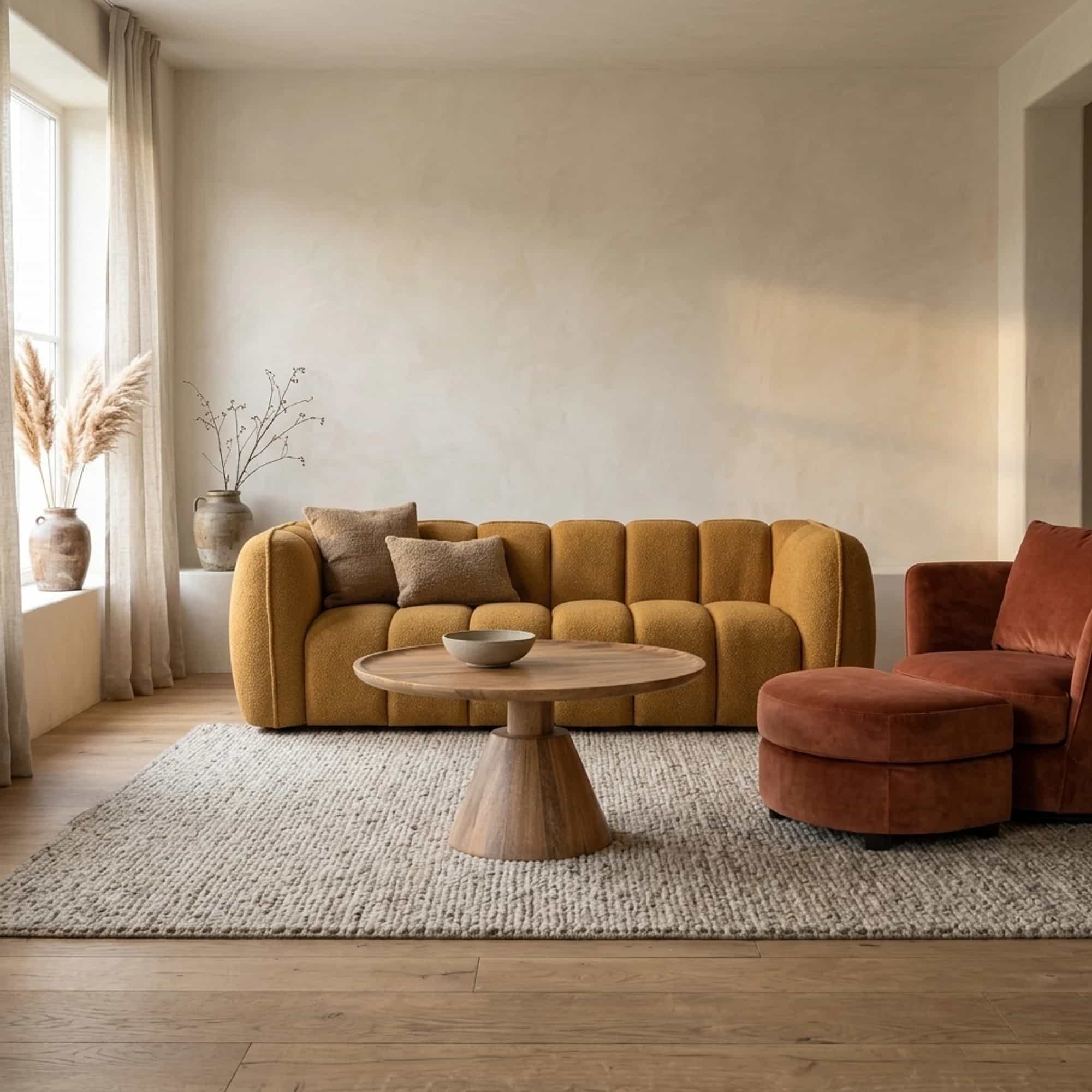 Salontafel Jade Kegelvoet Naturel - Benoa